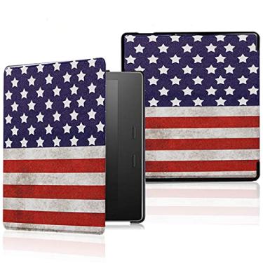 Imagem de CCOO Capa para Kindle Oasis (9ª, 2017 lançada e 10ª geração de 2019), nova capa inteligente de couro com hibernação automática