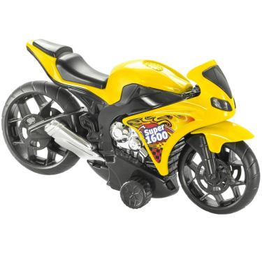 Imagem de Brinquedo Moto Super 1600 Grande Com Fricção - Bs Toys