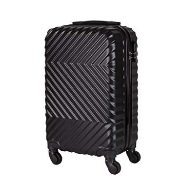 Imagem de Mala de Bordo em ABS Com 4 Rodas 360 - Roncalli Denver (Preto)