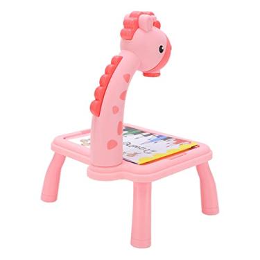 Imagem de Mesa de projetor de desenho, projetor de desenho infantil flexível e fácil de operar multifuncional unissex alimentado por
