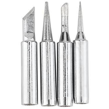 Imagem de 01 Kit de ferro de solda, pontas de solda galvanização, 4 peças, pontas de ferro de solda, pontas de ferro de solda para faça-você-mesmo para reparos eletrônicos
