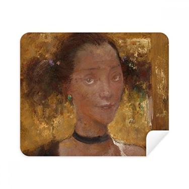 Imagem de Girl Portraits XJJ Pano de limpeza de pintura a óleo Limpador de tela 2 peças Tecido de camurça