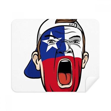 Imagem de Cortina do Chile Makeup Head Screang Cap Pano de limpeza Limpador de tela 2 peças Tecido de camurça