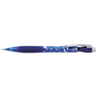 Imagem de Pentel Lapiseira Icy, manga fixa de 3 mm, chumbo de 7 mm, barril azul transparente (AL27TC)