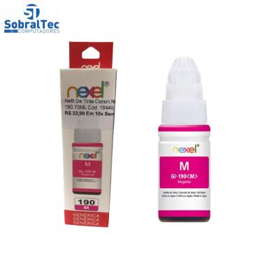 Imagem de Refil De Tinta Canon Nexel Magenta GL-190 70ML