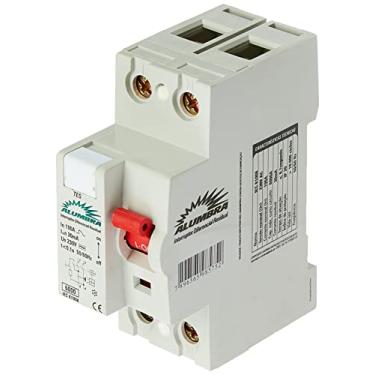 Imagem de Interruptor Analógico Diferencial Residual Bipolar de 100 Amp, Idr, Alumbra, 8575, Branco