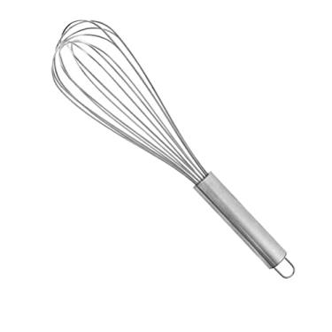 Imagem de Batedor De Ovos Bolo Fouet Profissional Em Aço Inox 30cm