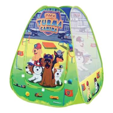 Imagem de Toca Turma Canina Barraca Cachorrinhos Brinquedo  8205 Braskit