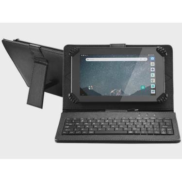Imagem de Tablet multilaser m7s go 16 gb android oreo (go edition) com teclado mais case