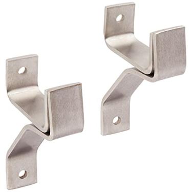 Imagem de Enclume Suporte de parede Premier de 10 cm, conjunto de 2, use com suporte de barra enrolado Enclume (vendido separadamente), aço inoxidável