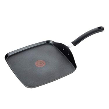 Imagem de T-fal Ultimate – Chapa antiaderente anodizada rígida, 26 cm, segura para grelhar no forno, panelas e frigideiras, panelas e frigideiras, pode ser lavada na lava-louças, cinza