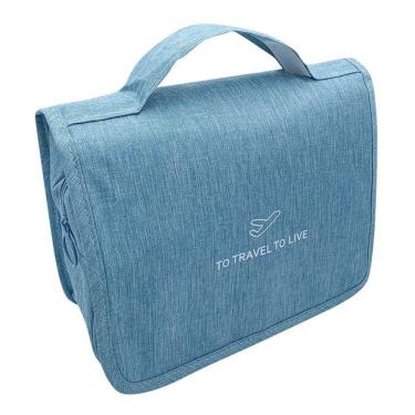 Imagem de Necessaire Bolsa Viagem Organizador Mala Divisórias Unissex