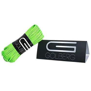 Imagem de Corda de 1,8 mm reflexiva fluorescente para paraquedas de 2,4 kg da GOLBERG em 20 metros – Perfeita para linha de pessoal, corda de tenda, acampamento, caminhadas, Reflective Neon Green