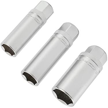 Imagem de OEMTOOLS Conjunto de soquetes de ignição magnético 22891 3/8 Drive, contém soquetes profundos de 6 pontos de 5/8" (16 mm), 9/16" e 13/16", serve para a maioria das velas de ignição do carro