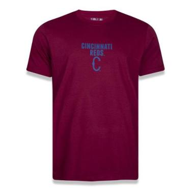 Imagem de Camiseta Cincinnati Reds Mlb Modern Classic Vermelho Escuro New Era