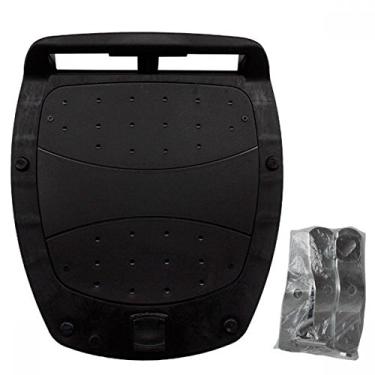 Imagem de Pro Tork Conjunto de Fixação Base Inferior/Base Superior, 4 Presilhas para Bauleto de 45 Litros, Preto