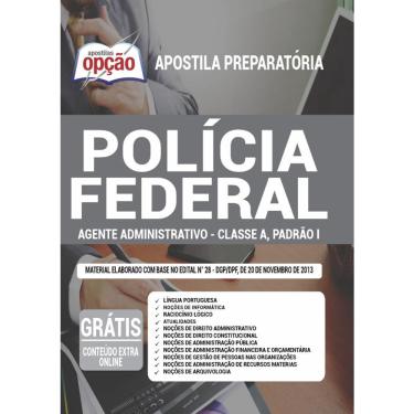 Imagem de Apostila Polícia Federal (Pf) Agente Administrativo Classe A
