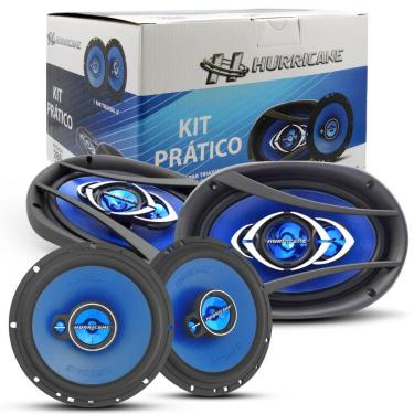 Imagem de Kit Fácil Prático Hurricane TRIAK 6" Polegadas + 6x9" CM69 280W RMS