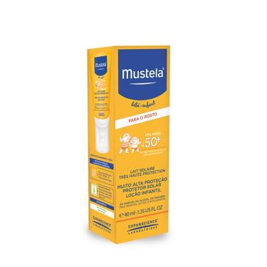 Protetor Solar Facial Infantil Mustela Bebê FPS 50+ com 40ml 40ml