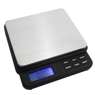 Imagem de balança alimentar digital balança digital de cozinha, pesando 0,01g, balança de cozinha compacta com display LCD