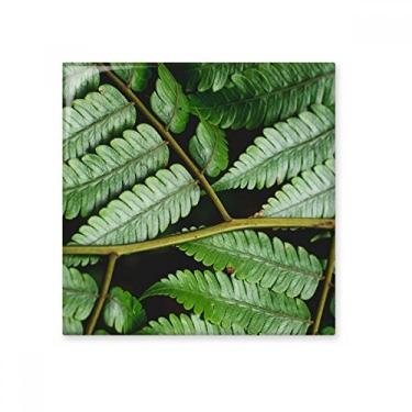 Imagem de Adesivo brilhante de azulejo de cerâmica com desenho de folhas da natureza