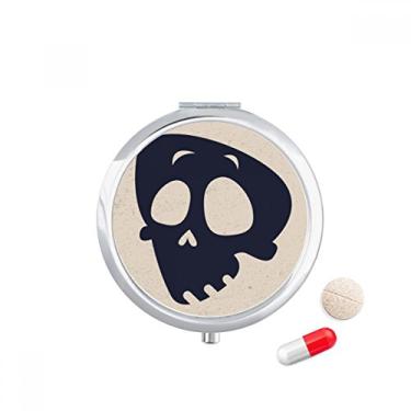 Imagem de Maleta de comprimidos de caveira Happy Halloween da Helpless para guardar remédios