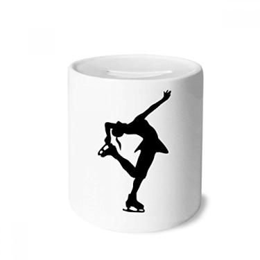 Imagem de DIYthinker Caixa de moedas de cerâmica com caixa de dinheiro para dança e patinação, presente de cofrinho