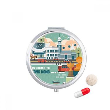 Imagem de Caixa de armazenamento de medicamentos Wellcome to Hong Kong China com estojo de comprimidos
