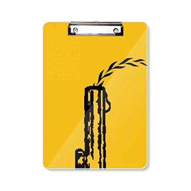 Imagem de Paz folha de oliva galho anti-guerra pasta bloco de notas placa de apoio A4