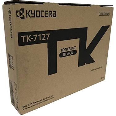 Imagem de Kit de toner preto Kyocera 1T02V70US0 modelo TK-7127 para uso com impressora multifuncional monocromática Kyocera TASKalfa 3212i A3, rendimento de até 20.000 páginas com cobertura média de 5%