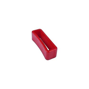 Imagem de PARACORD PLANET Pulseira de substituição para pulseira de relógio quadrada de 1,5 cm – disponível em pacotes de 5, 10 e 20 (vermelho, pacote com 10)