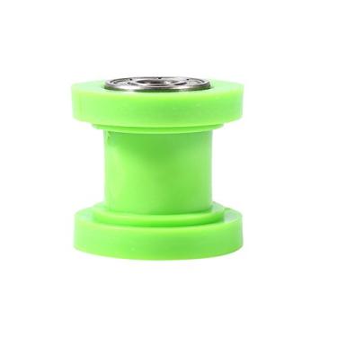 Imagem de Rolo tensor de corrente de 10 mm, guia de tensor de polia, rolo de corrente de acionamento universal, para mini bicicleta Dirt Pit (verde)