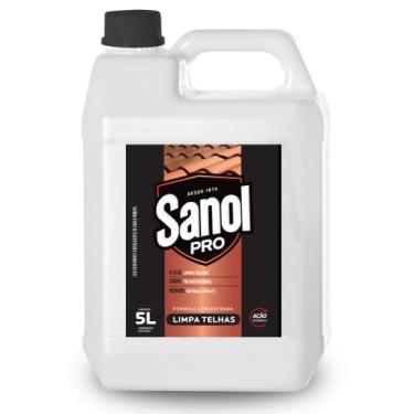 Imagem de Limpa Telhas, Sanol Pró, 5 litros, Marrom
