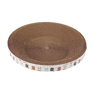 Imagem de Yajuyi Tigela para arranhador de gato para arranhador de gato resistente ao desgaste para gatos em ambientes fechados, eu