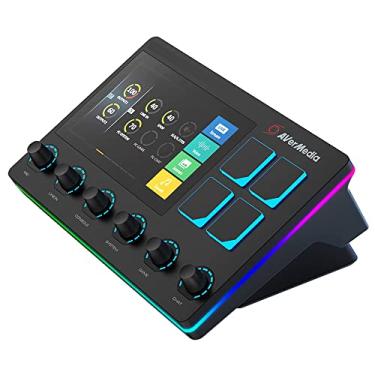 Imagem de AVerMedia Streamer Nexus – Mixer de áudio de 6 faixas e controlador de produção ao vivo com tela sensível ao toque IPS, ações de gatilho em OBS, Streamlabs, Spotify (AX310)