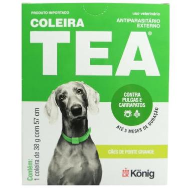 Imagem de Coleira Contra Pulgas e Carrapatos TEA 327 Cães Grandes König 38g c/ 57cm