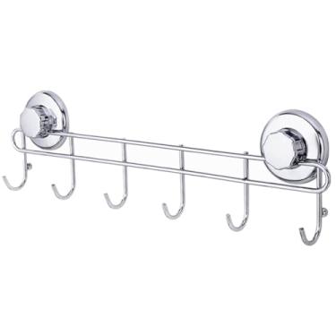 Imagem de Astra, AVIMG, Gancho Cabide Parede Multiuso Porta Toalhas Roupas Banheiro, cor Inox, Aço