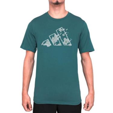 Imagem de Camiseta Adidas Treino Essentials Seasonal Verde