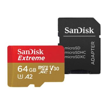 Imagem de Cartão de Memória MicroSD Sandisk TF Extreme 64GB