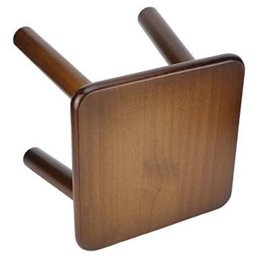 Imagem de Multi Purpose Household Wood Stools Cute Small Bench Child Seat DIY Furniture Stool Small Wooden Stool(Square NutBrown)