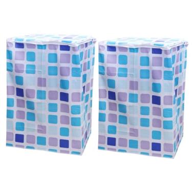 Imagem de OSALADI 2 Pçs Capa Para Máquina De Lavar Roupa Ondulação Capa De Máquina De Lavar Secador Capa Lavadora Saver Deslizamento Capa Lavadora Saver Capa Proteção