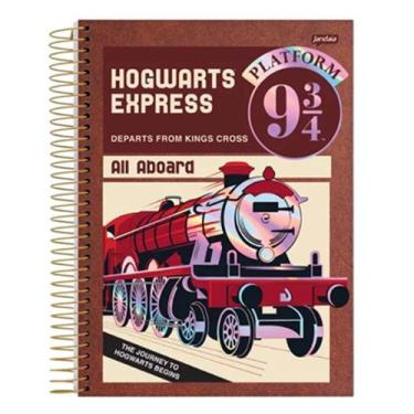Imagem de Caderno Universitário 15 Matéria 300 Folhas Harry Potter Jandaia