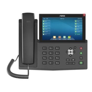 Imagem de Fanvil X7 Enterprise VoIP, tela sensível ao toque colorida de 7 polegadas, 20 linhas SIP, adaptador de alimentação não incluído