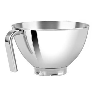 Imagem de Tigela de aço inoxidável de 3 litros para mistura de auxílio de cozinha, tigela de aço inoxidável compatível com batedeira Kitchenaid 4,5/5 QT, não compatível com KitchenAid Artisan Mini 3,5 QT