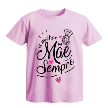 Imagem de Camiseta Dia Das Mães Cor Rosa Várias Estampas A Escolha - Mavili Cria