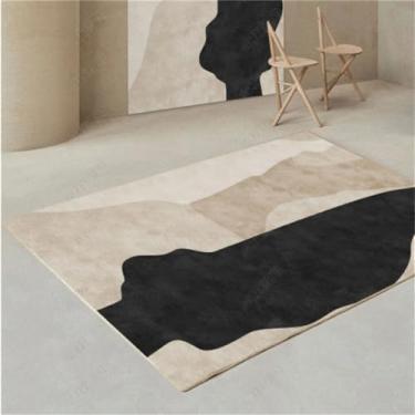 Imagem de Tapete sala de estar arte abstrata sofá mesa de centro quarto loja completa com tapete retangular, 6,1200mm x 1600mm