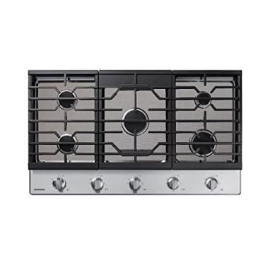 Imagem de FireFly Home Protetor de fogão para fogão a gás Samsung, ajuste personalizado, ultrafino, reutilizável, protetor contra respingos, revestimento em prata - NA30N6555TS