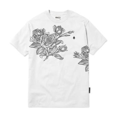 Imagem de Camiseta Mcd Rosas Wt24 Masculina Branco