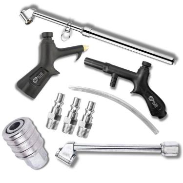 Imagem de Kit Calibrador Com Bico Para Encher Pneu E Engate Rápido