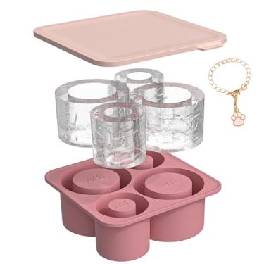 Imagem de Tikpao Bandejas grandes de silicone para freezer com tampa para copo Stanley IceFlow de 590 a 1,18 ml - Molde de gelo - Molde de gelo reutilizável com tampa para acessórios de copo Stanley, livre de